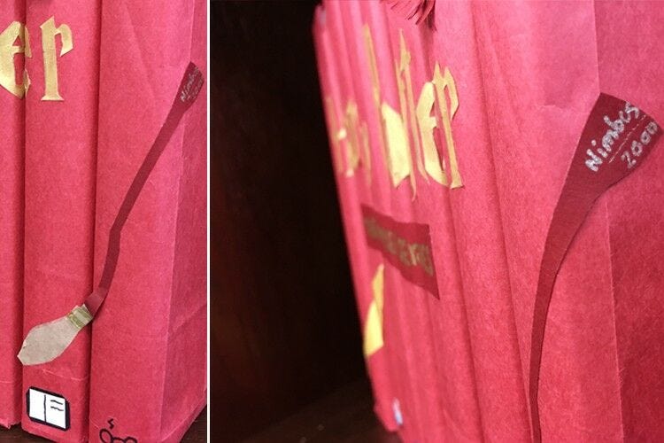 DIY harry potter book covers