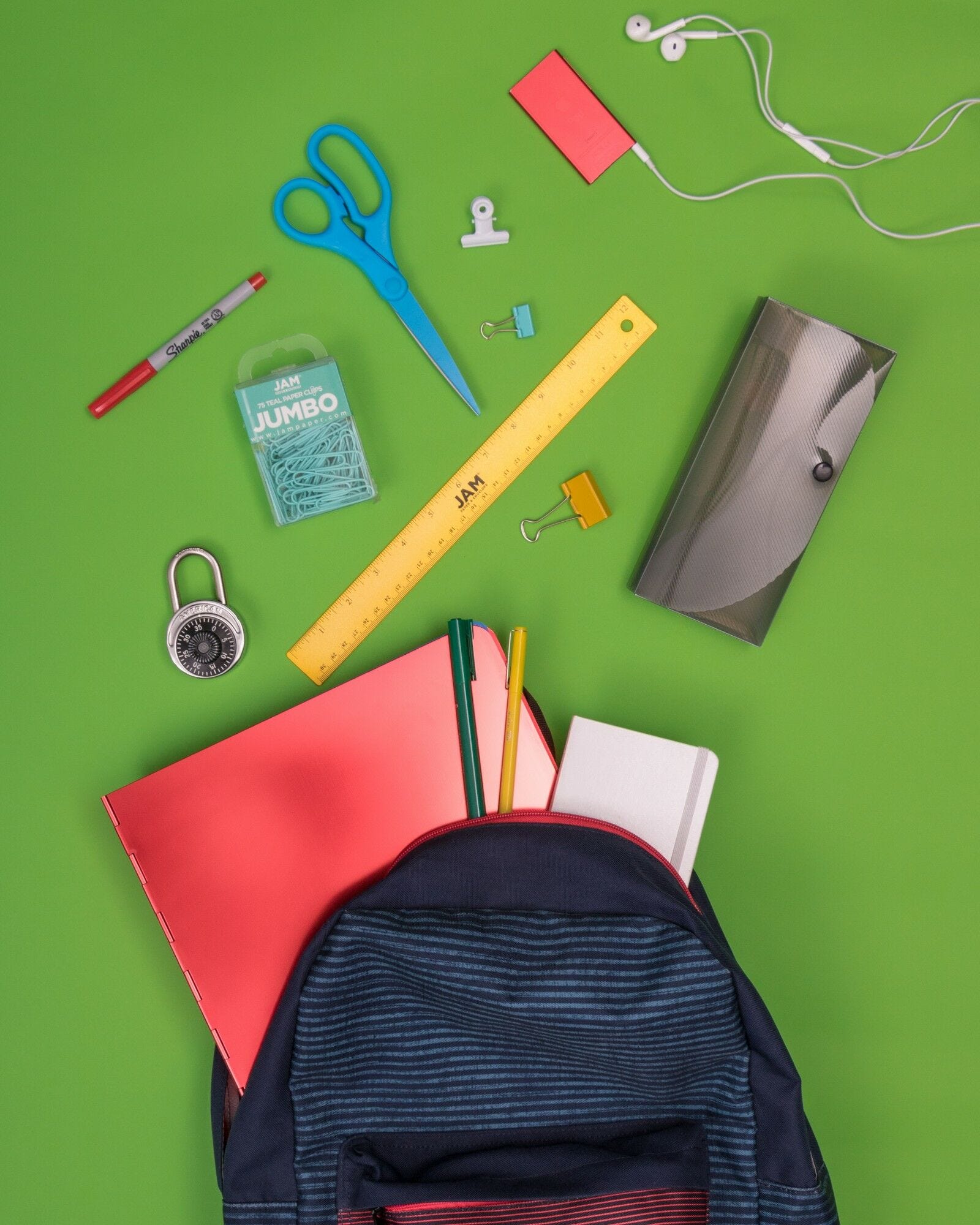 backpack, school supplies, back to school