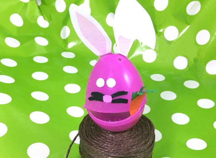 easter kids crafts. easter bunny, easter egg hunt, purple egg, easter egg ideas 