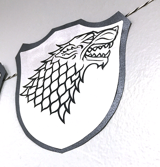 Stark direwolf game of thrones