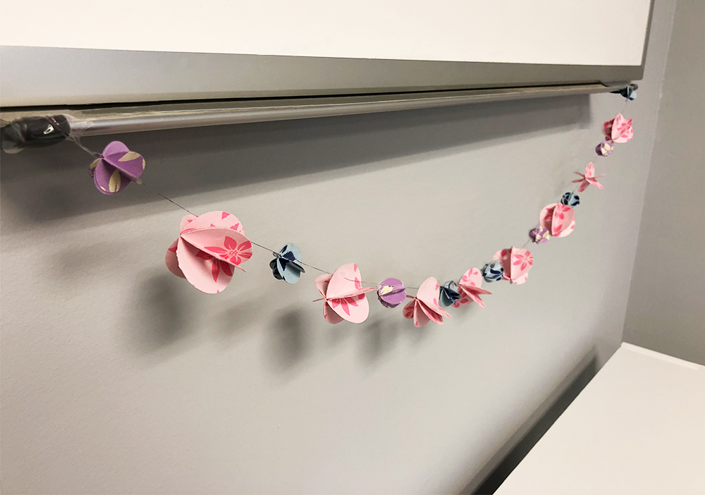 How to Make a 3D Paper Garland, paper, garland, decoration