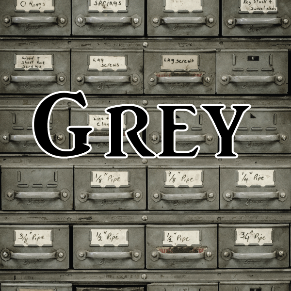 grey drawers