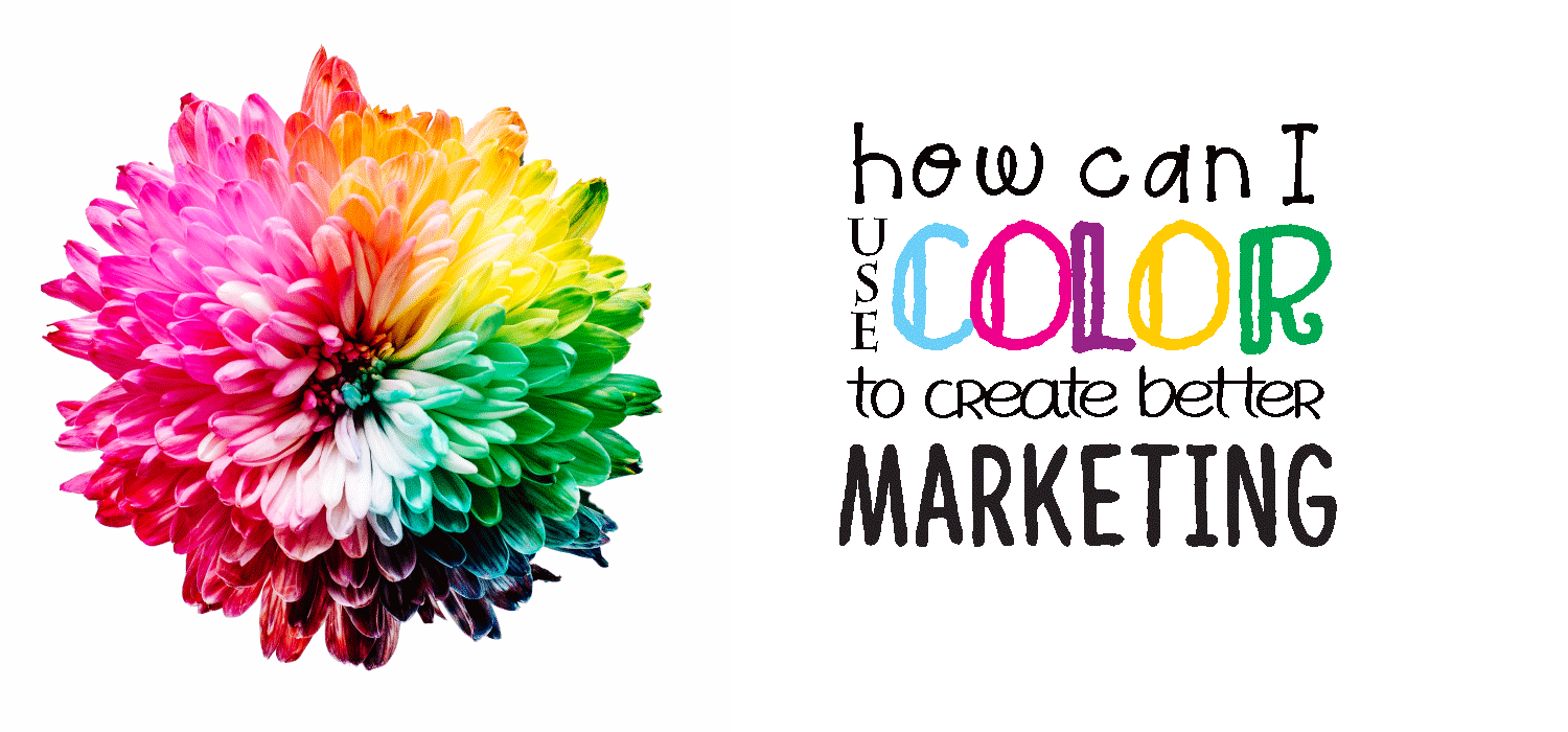 multicolored flower, "how can I use color to create better marketing"