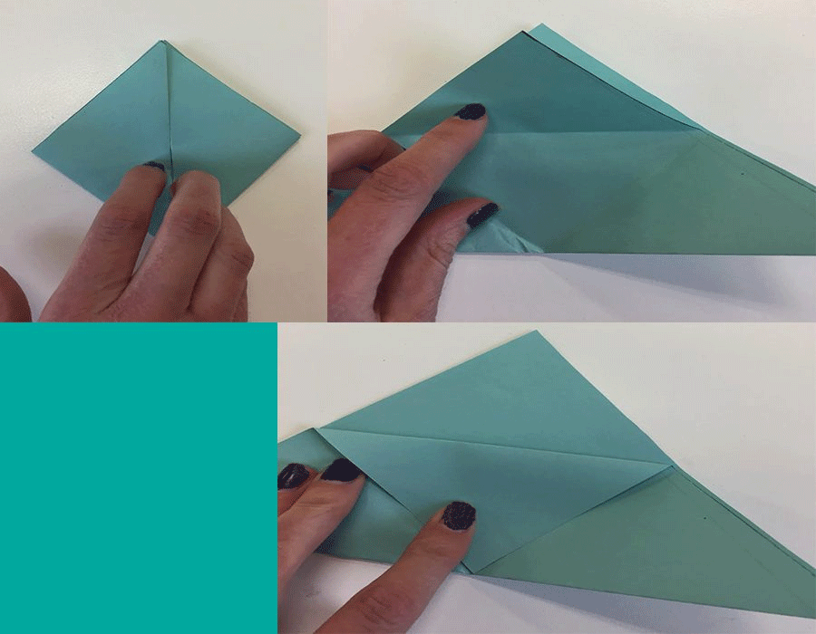 How to Fold an Origami Corner Bookmark - Creative Ramblings