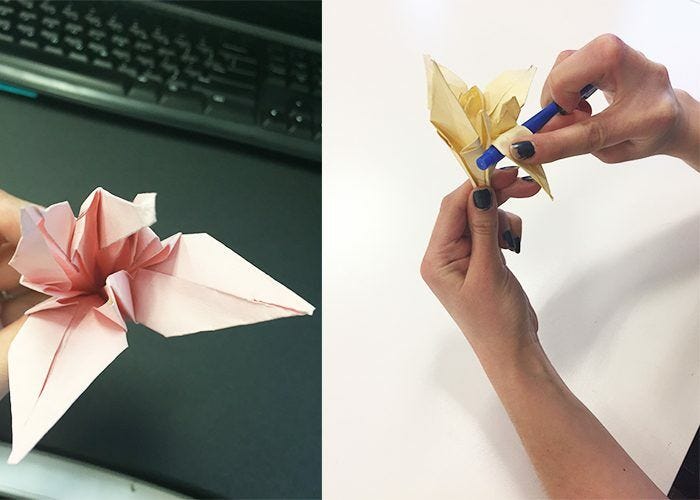 How To Make Paper Origami Easter Lilies, fold, paper, flower, petals, folding, lily