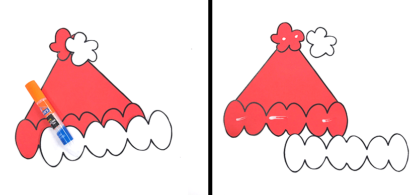 diy emoji, wrapping paper, santa hat