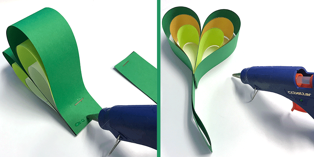 diy st. patrick's day, paper, stapler, staples