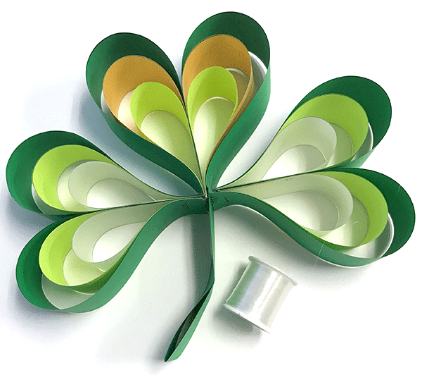 diy st. patrick's day, paper, stapler, staples