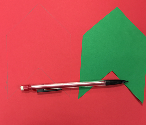 red bookmark, diy bookmark, paper crafts, mechanical pencil
