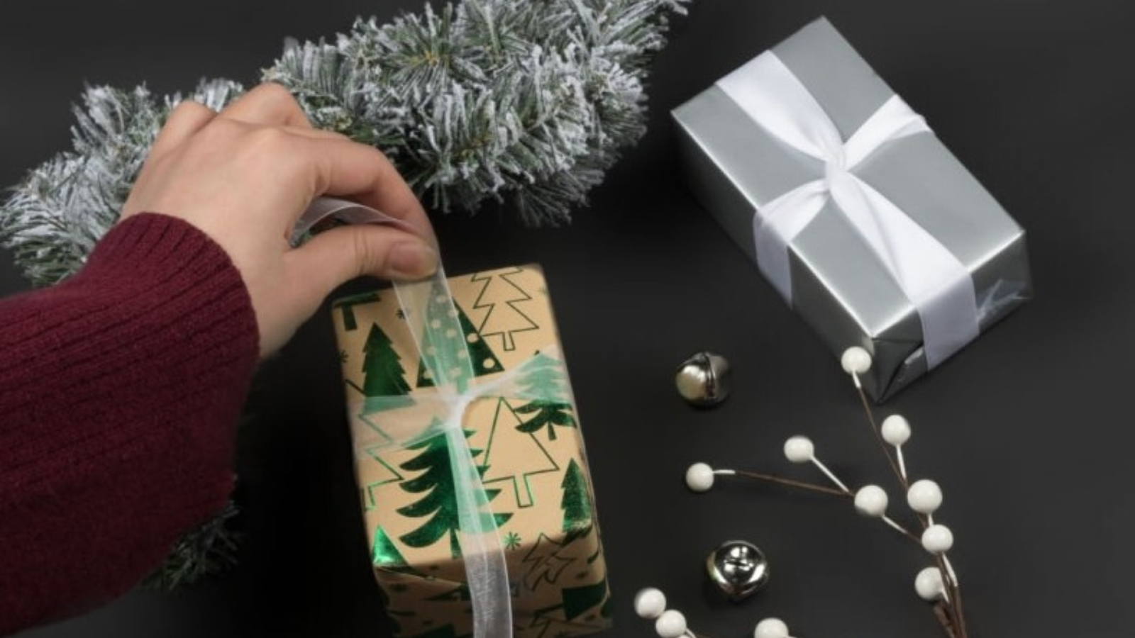 Creative With Silver Wrapping Paper