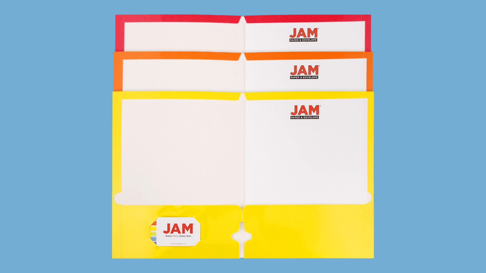 Different Types Of JAM Paper's Heavy-Duty Plastic Folders
